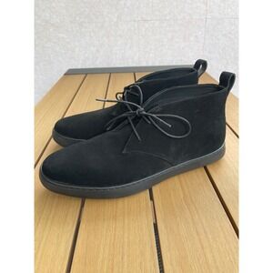 FitFlop Collins Suede Chukka Boots Black Desert Shoes Mens US 12 070-001